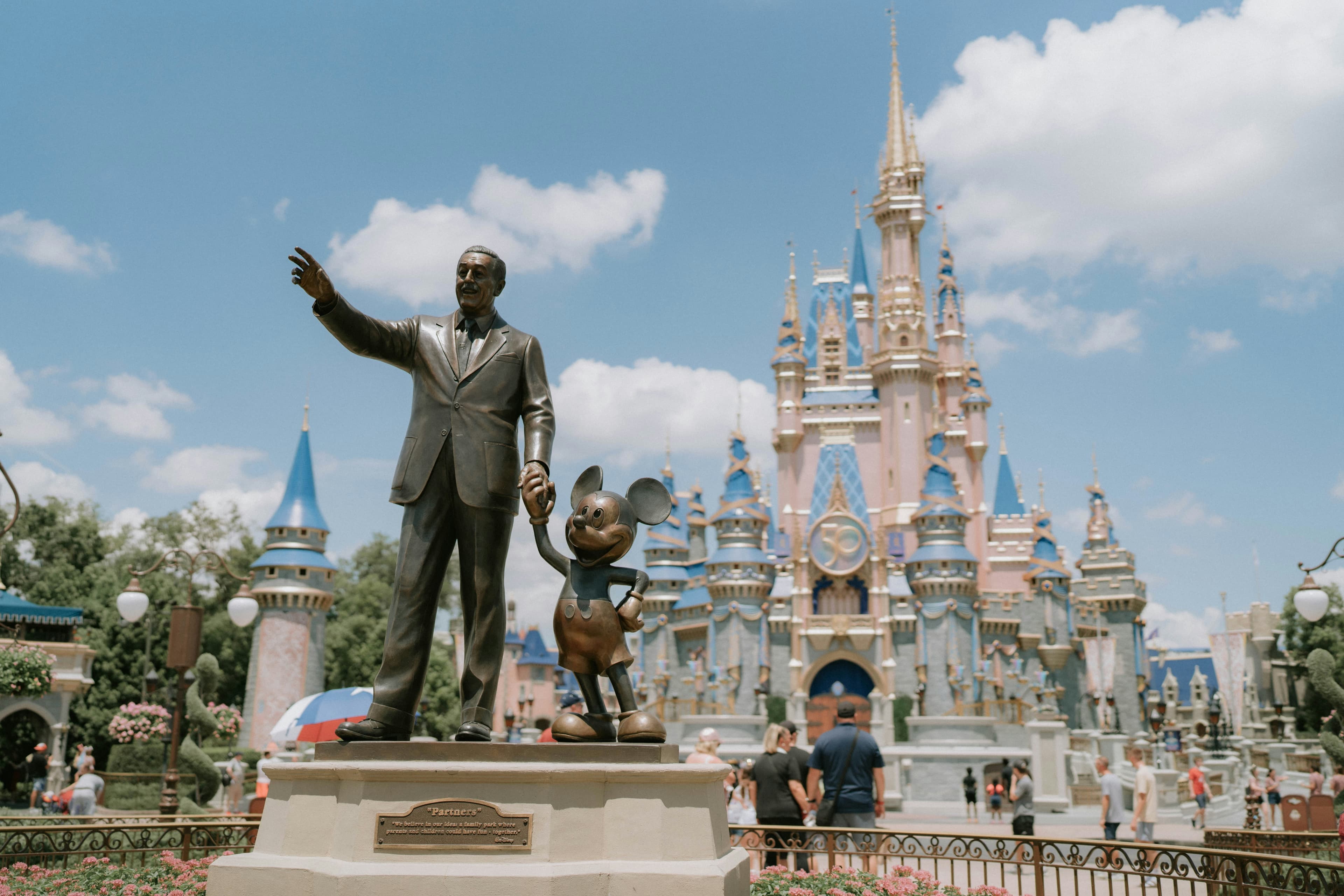 Castillo del parque temático de Disney
